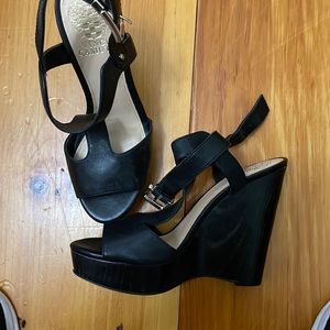 Vince Camuto platform wedged sandals